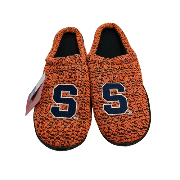 FOCO Mens NCAA Syracuse Orangemen Poly Knit Slippers SZ XL - Picture 4 of 4